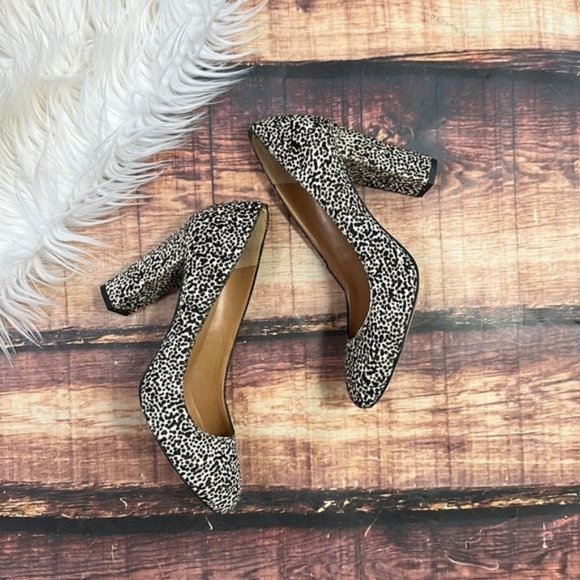 J. Crew Shoes - RELISTED J. Crew Hair Leopard Heels Spotted